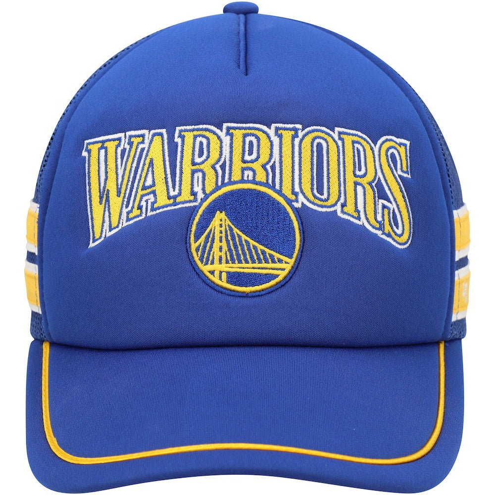 Golden State Warriors '47 Sidebrand Stripes Trucker Adjustable Hat sale Discount