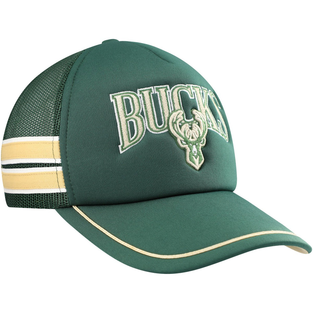 Milwaukee Bucks '47 Sidebrand Stripes Trucker Adjustable Hat Online