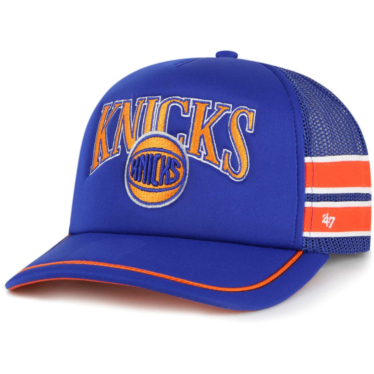 New York Knicks '47 Sidebrand Stripes Trucker Adjustable Hat Outlet