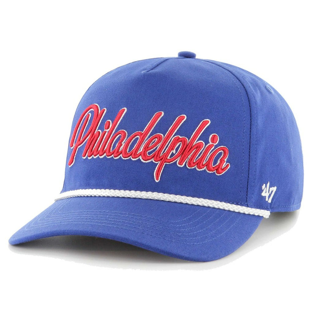 Philadelphia 76ers '47 Overhand Logo Hitch Adjustable Hat sale On Sale