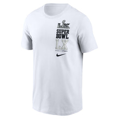 New England Patriots Nike vs. Seattle Seahawks Super Bowl LX Dueling T-Shirt