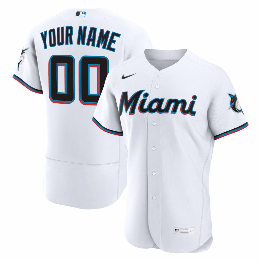 Miami Marlins Nike Home Authentic Custom Jersey | MLB For sale
