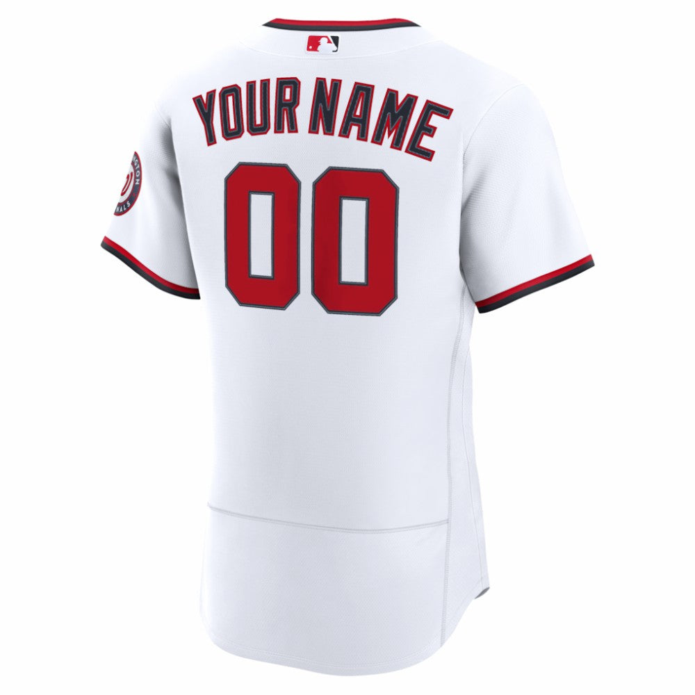Washington Nationals Nike Home Authentic Custom Jersey | MLB Sale