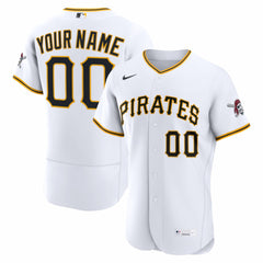 Pittsburgh Pirates Nike Home Authentic Custom Jersey | MLB Sale