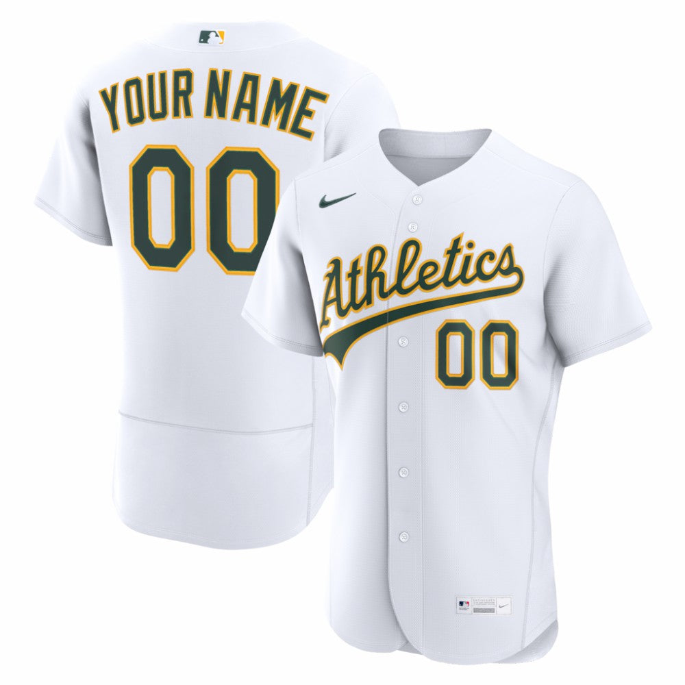 Athletics Nike Home Authentic Custom Jersey | MLB Discount