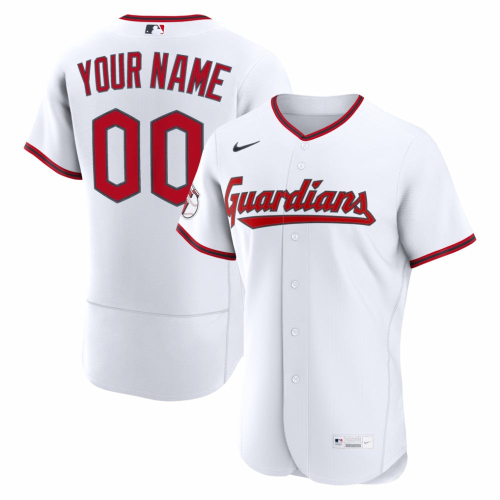 Cleveland Guardians Nike Home Authentic Custom Jersey | MLB On Sale