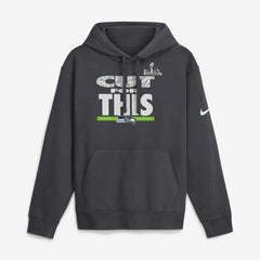 Seattle Seahawks Nike Super Bowl LX Champions Pickoff Move Parade Club Fleece Hoodie