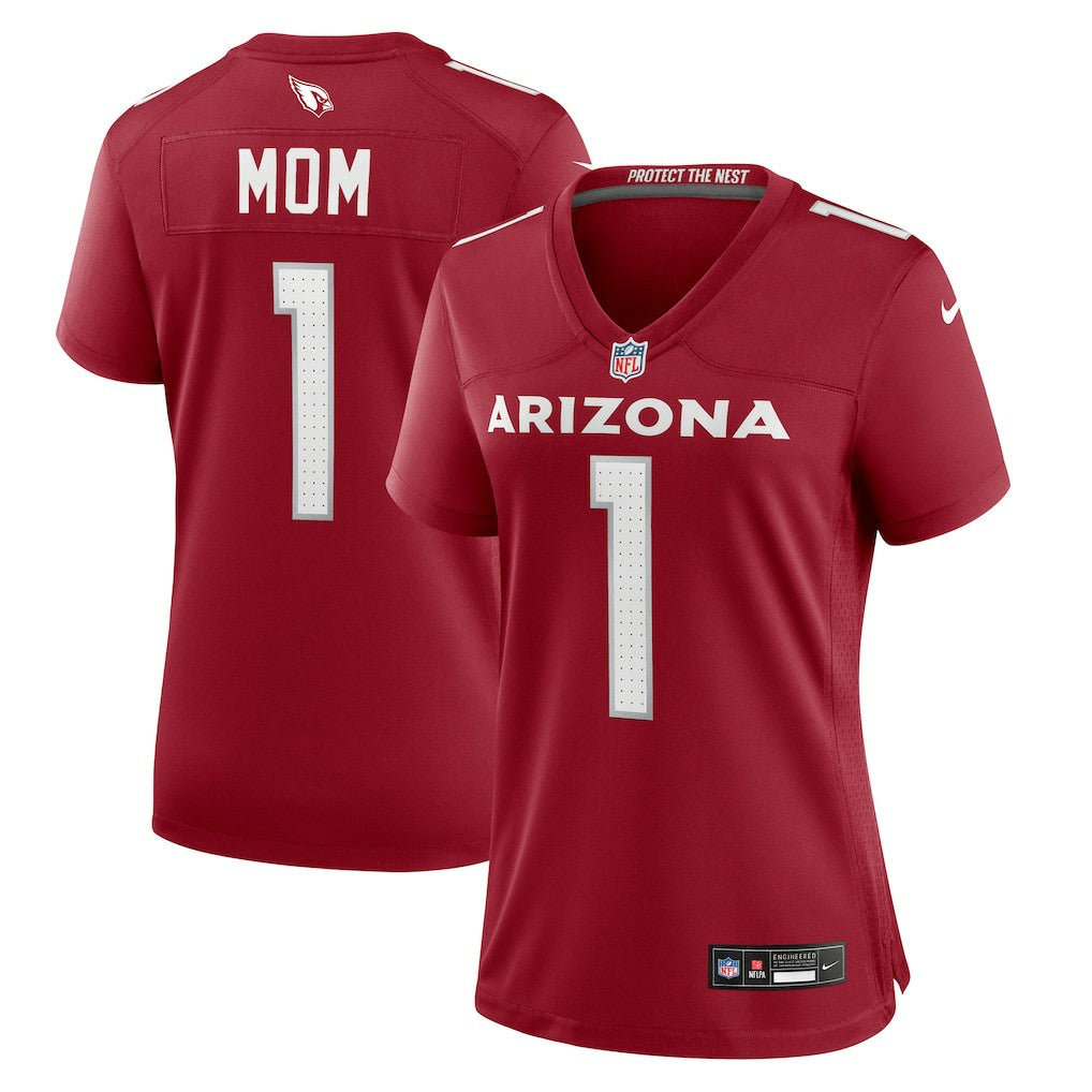 Arizona Cardinals Nike Number 1 Mom  Women's Game Jersey