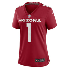 Arizona Cardinals Nike Number 1 Mom  Women's Game Jersey