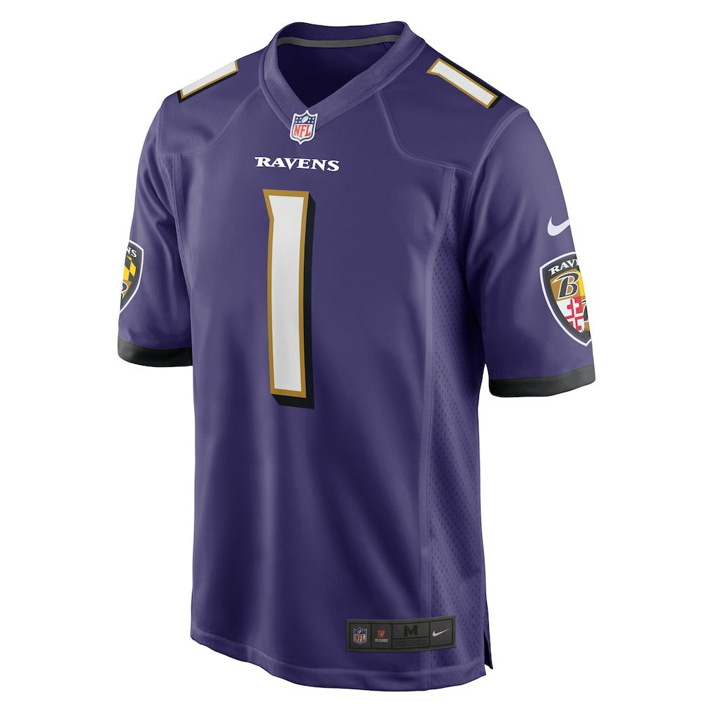 Baltimore Ravens Nike Number 1 Dad  Game Jersey