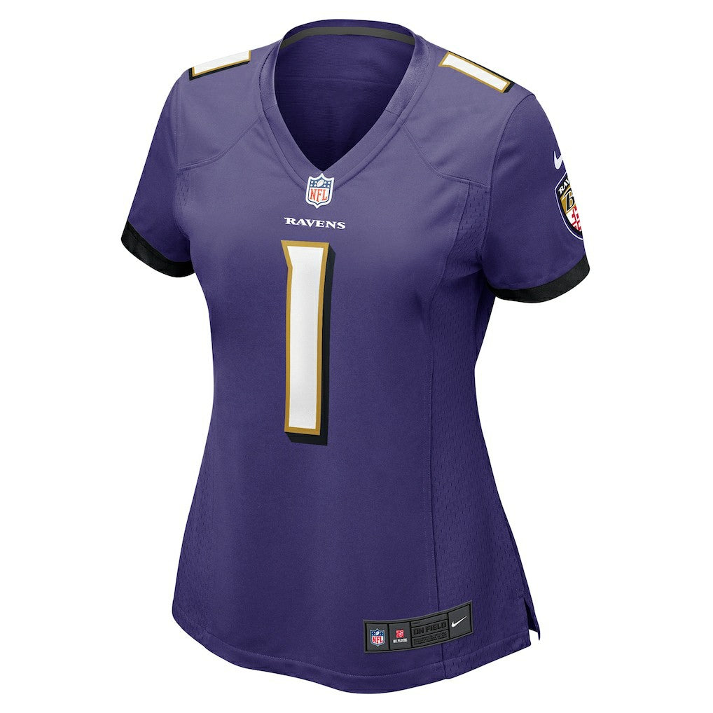 Baltimore Ravens Nike Number 1 Mom  Women's Game Jersey