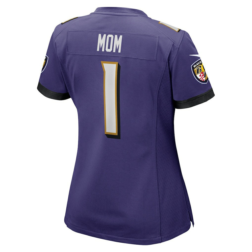 Baltimore Ravens Nike Number 1 Mom  Women's Game Jersey