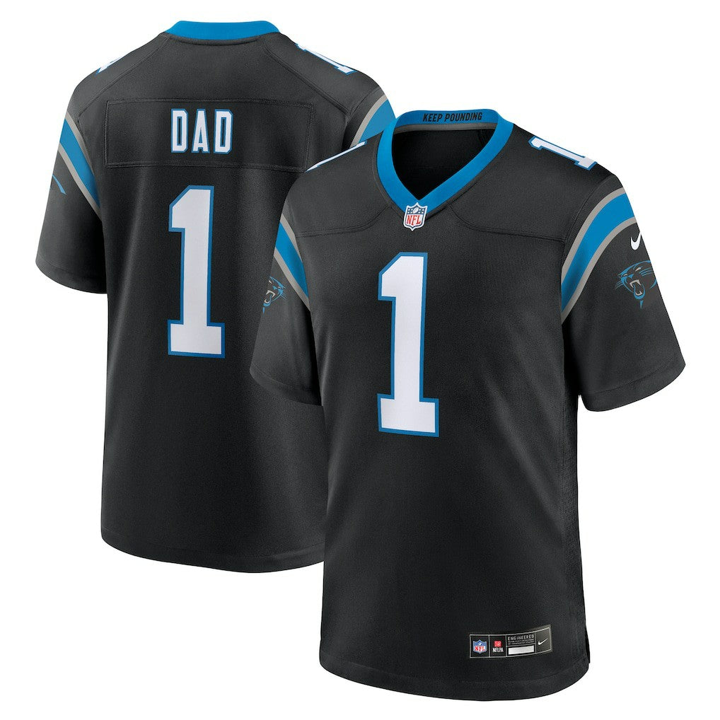 Carolina Panthers Nike Number 1 Dad  Game Jersey