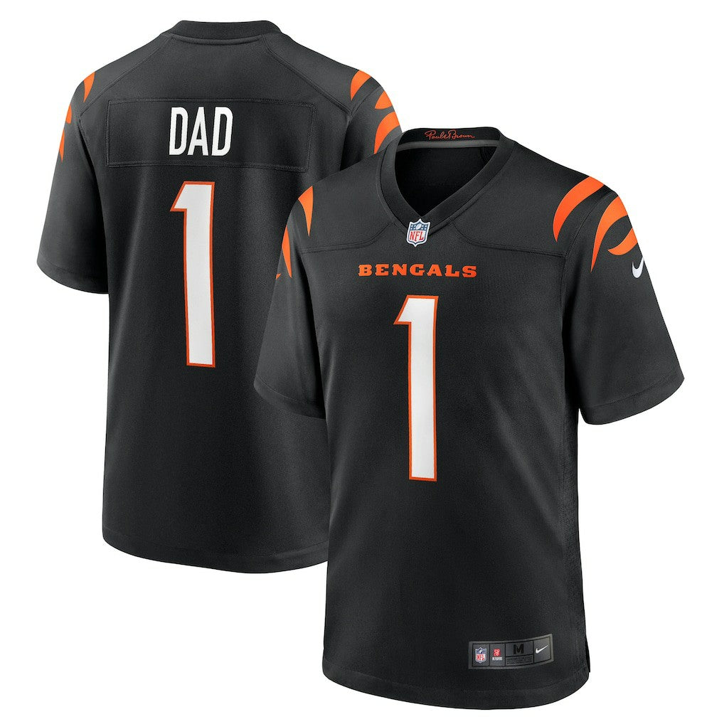 Cincinnati Bengals Nike Number 1 Dad  Game Jersey