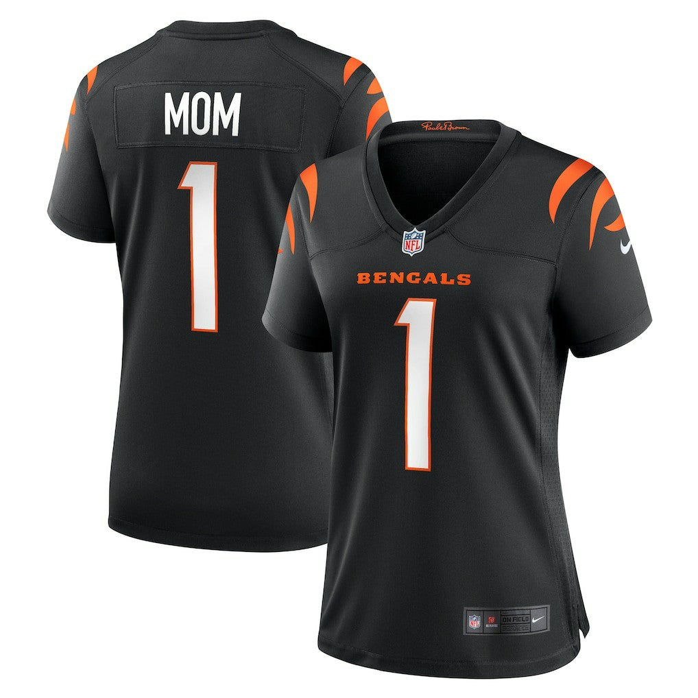 Cincinnati Bengals Nike Number 1 Mom  Women's Game Jersey