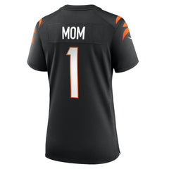 Cincinnati Bengals Nike Number 1 Mom  Women's Game Jersey