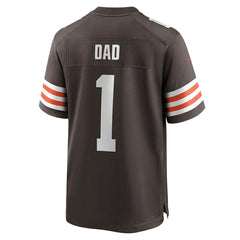 Cleveland Browns Nike Number 1 Dad  Game Jersey