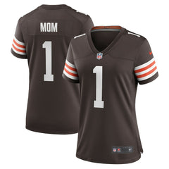 Cleveland Browns Nike Number 1 Mom  Women's Game Jersey