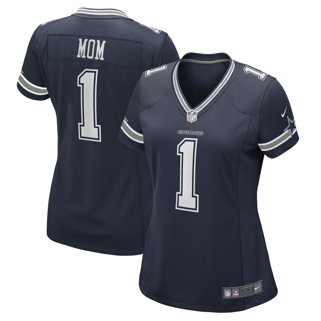 Dallas Cowboys Nike Number 1 Mom  Women's Game Jersey