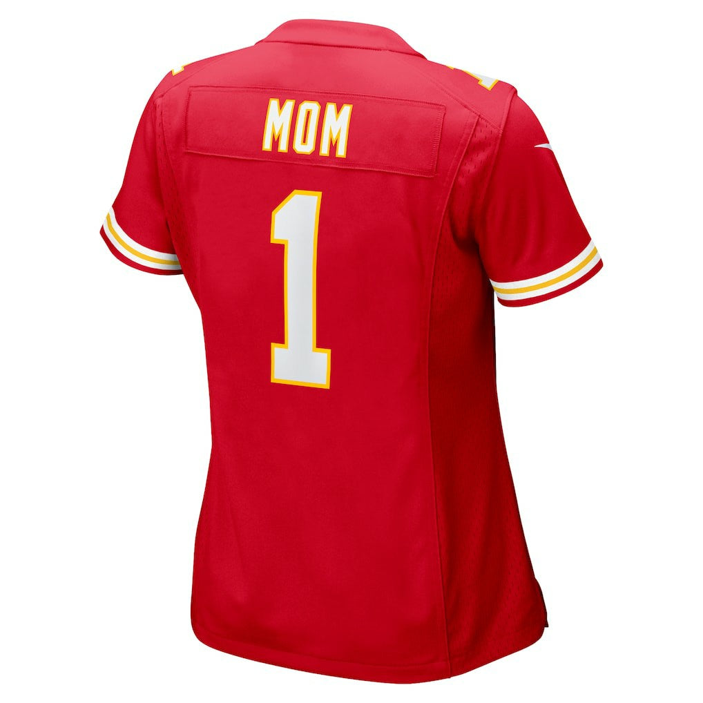 Kansas City Chiefs Nike Number 1 Mom  Women's Game Jersey