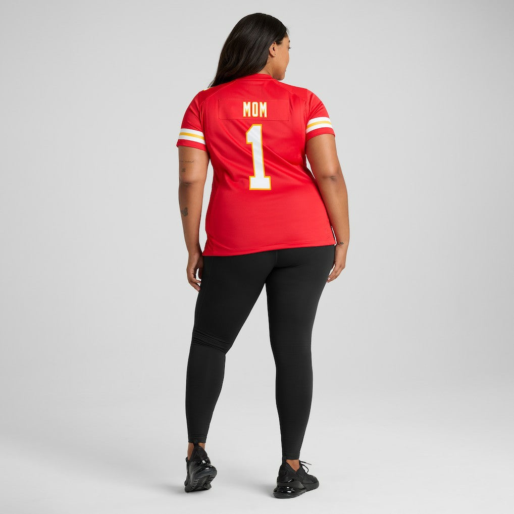 Kansas City Chiefs Nike Number 1 Mom  Women's Game Jersey