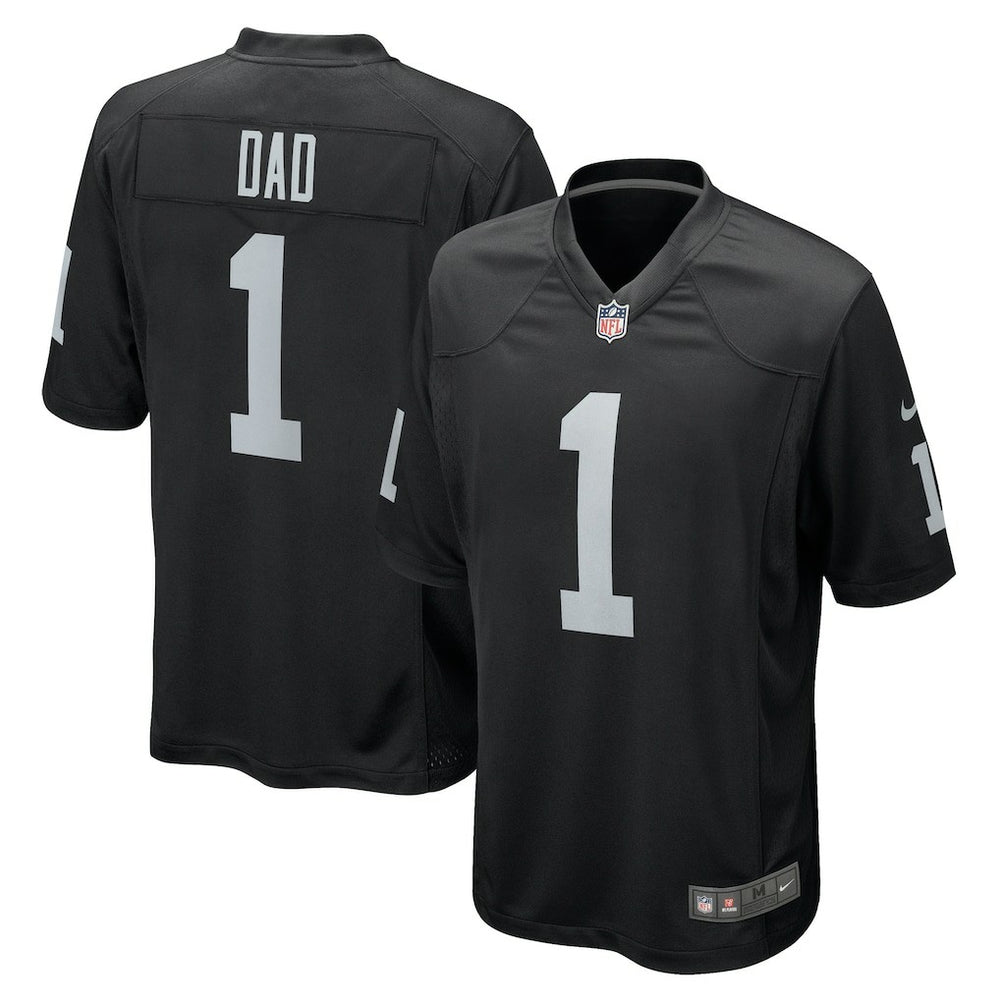 Las Vegas Raiders Nike Number 1 Dad  Game Jersey