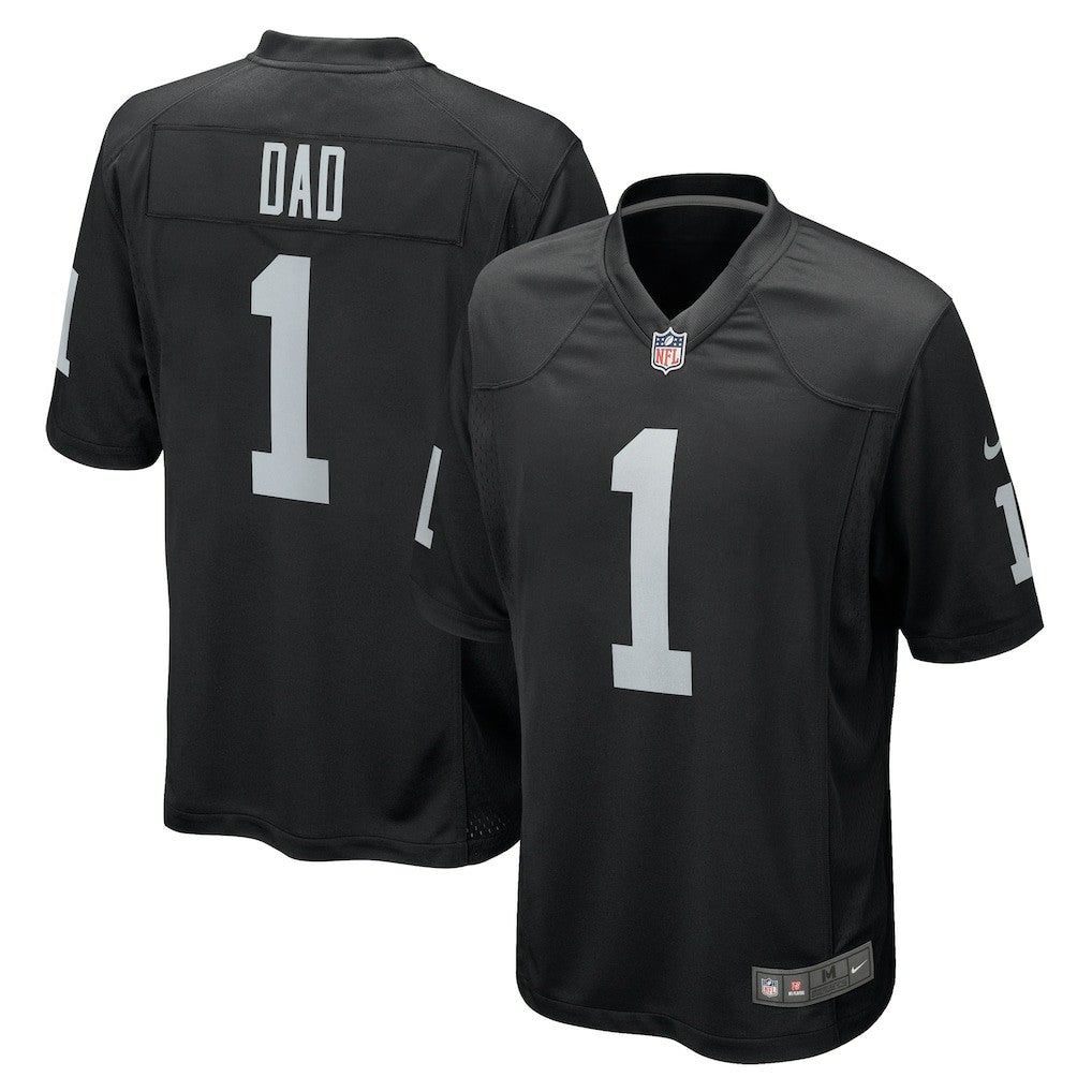 Las Vegas Raiders Nike Number 1 Dad  Game Jersey