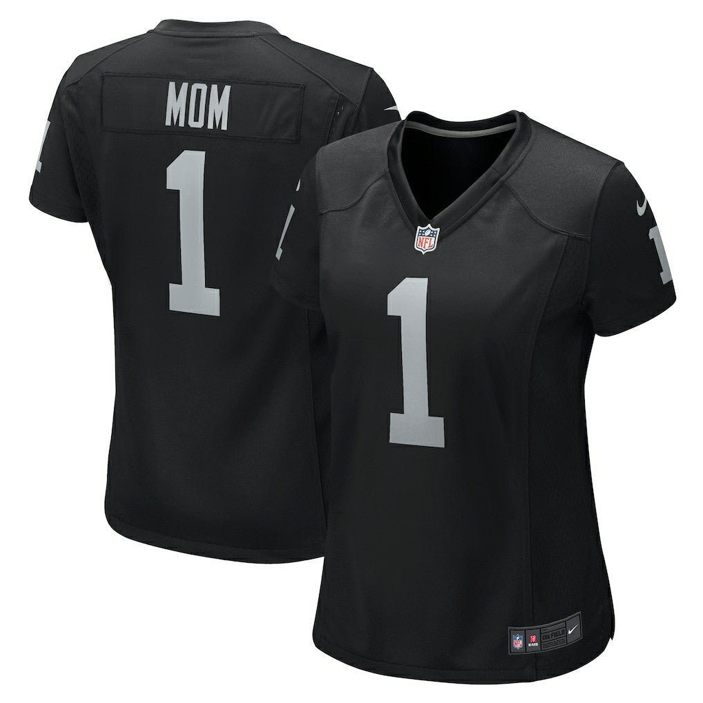 Las Vegas Raiders Nike Number 1 Mom  Women's Game Jersey