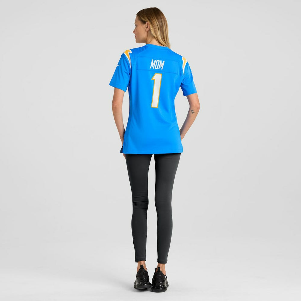 Los Angeles Chargers Nike Number 1 Mom  Women's Game Jersey