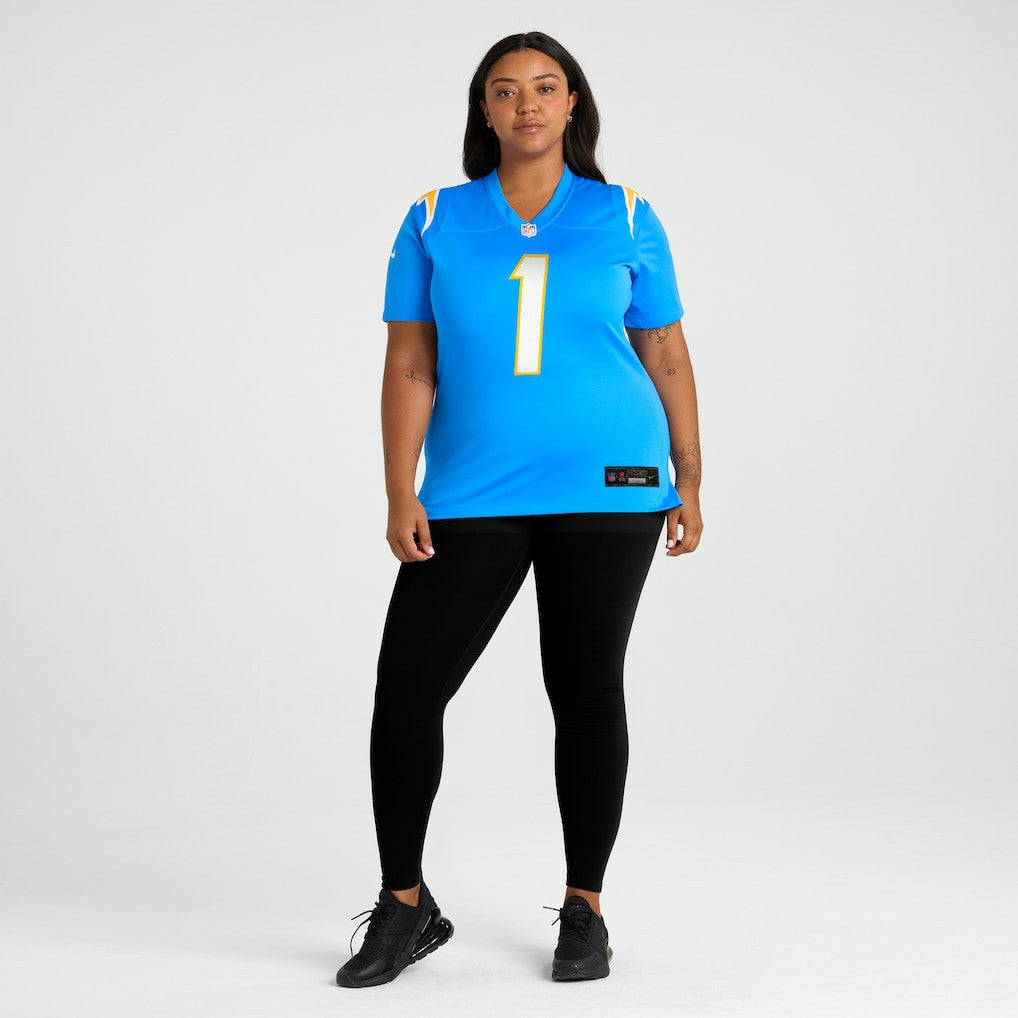Los Angeles Chargers Nike Number 1 Mom  Women's Game Jersey