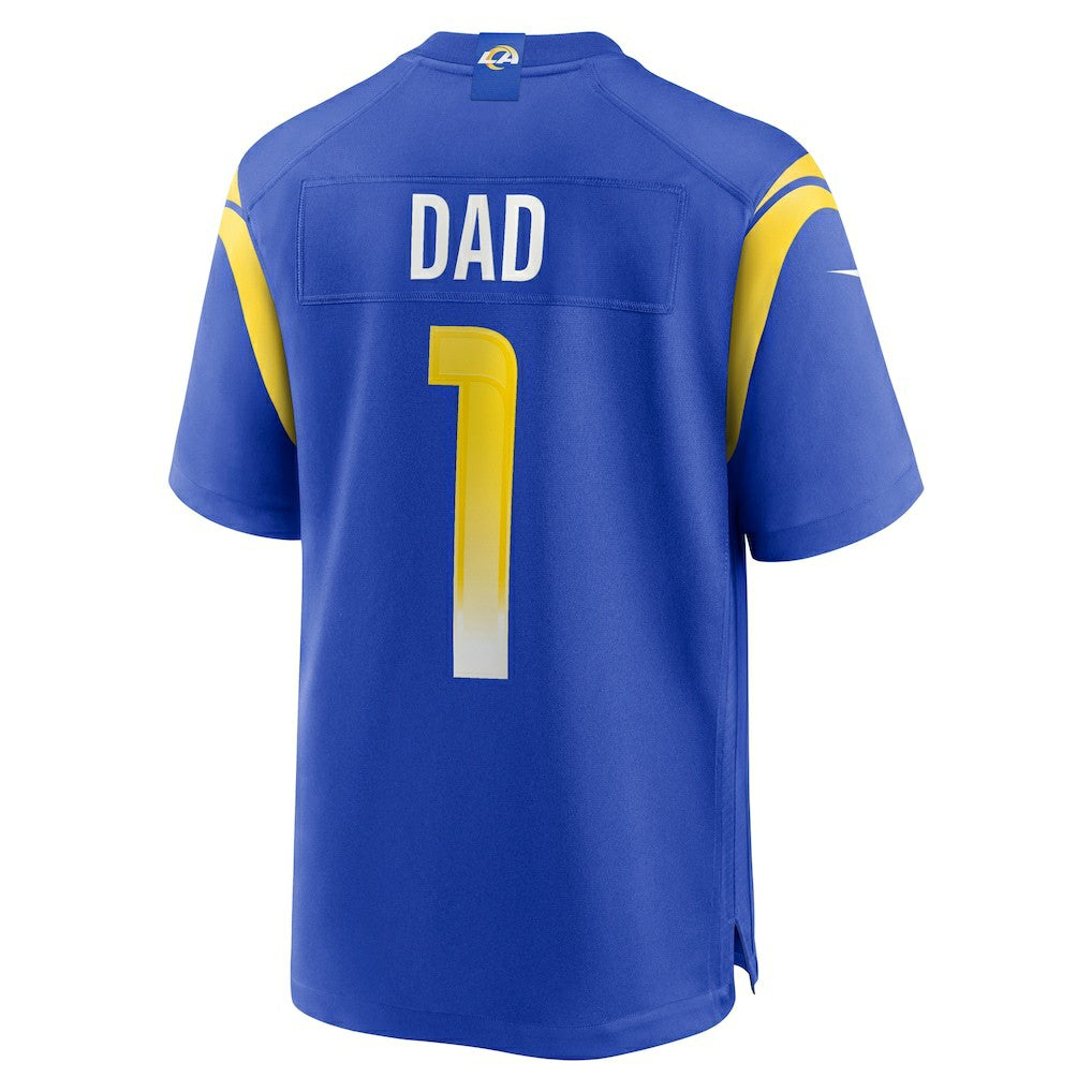Los Angeles Rams Nike Number 1 Dad  Game Jersey