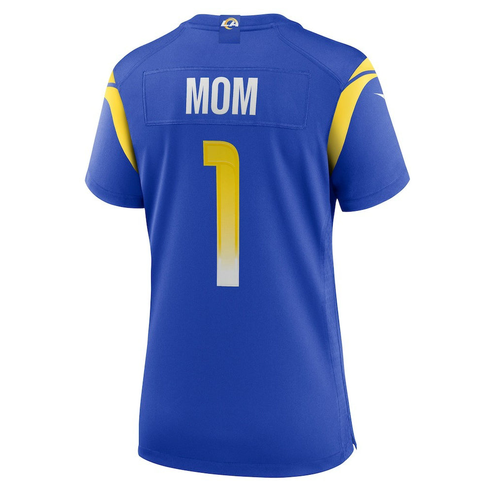 Los Angeles Rams Nike Number 1 Mom  Women's Game Jersey