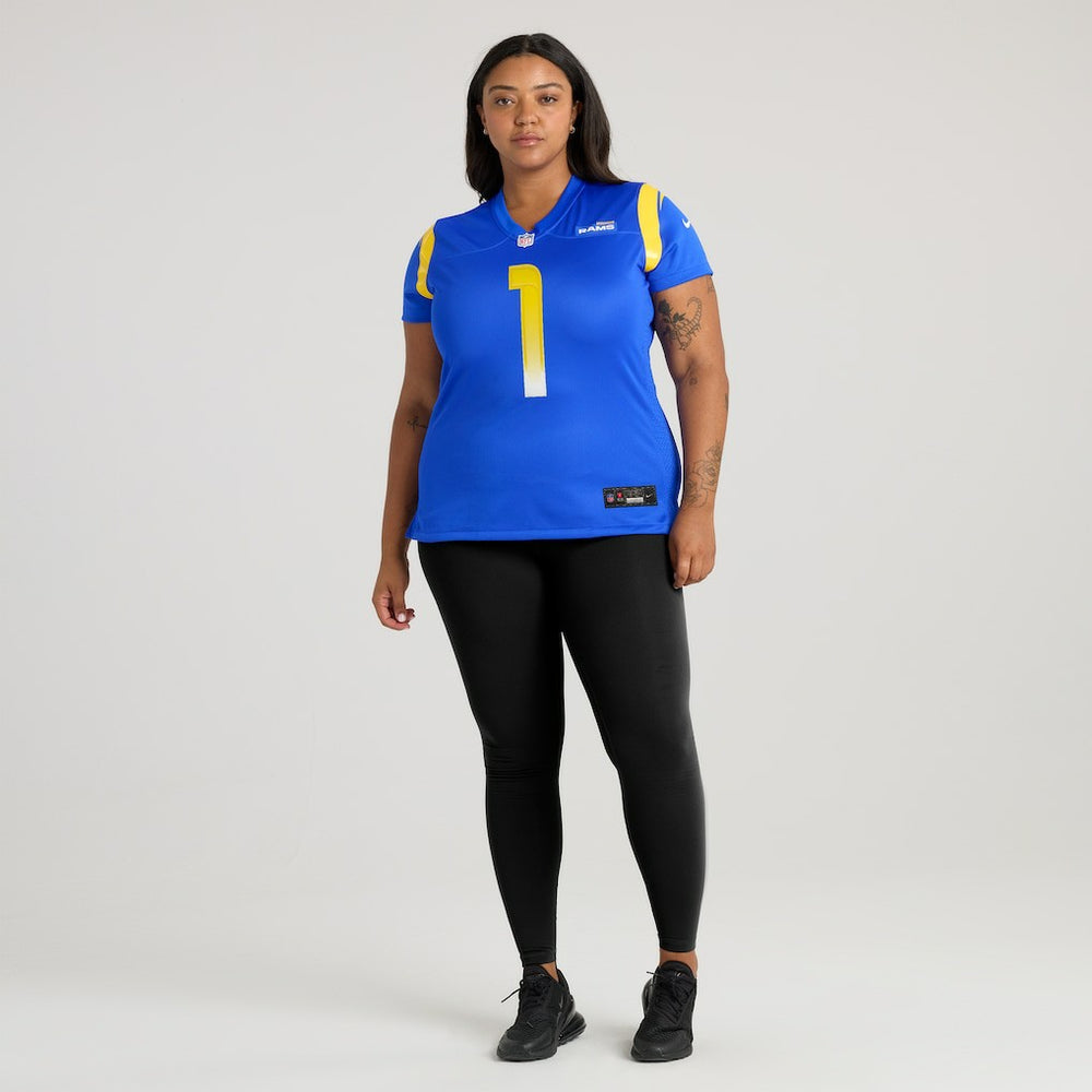 Los Angeles Rams Nike Number 1 Mom  Women's Game Jersey