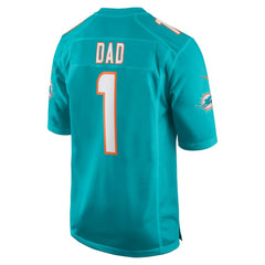 Miami Dolphins Nike Number 1 Dad  Game Jersey
