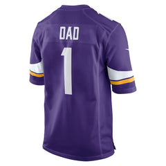 Minnesota Vikings Nike Number 1 Dad  Game Jersey