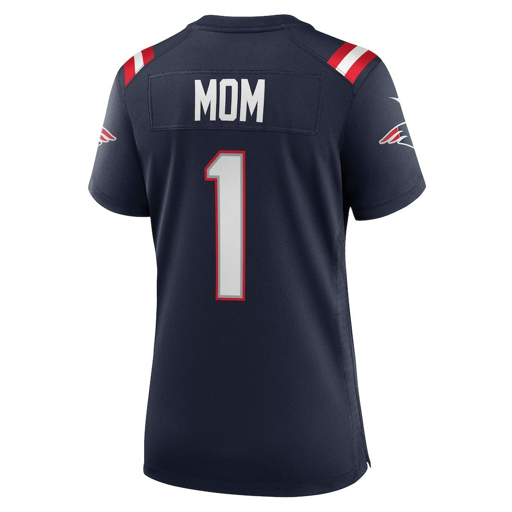 New England Patriots Nike Number 1 Mom  Women's Game Jersey