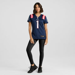 New England Patriots Nike Number 1 Mom  Women's Game Jersey