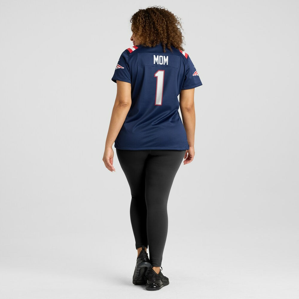 New England Patriots Nike Number 1 Mom  Women's Game Jersey