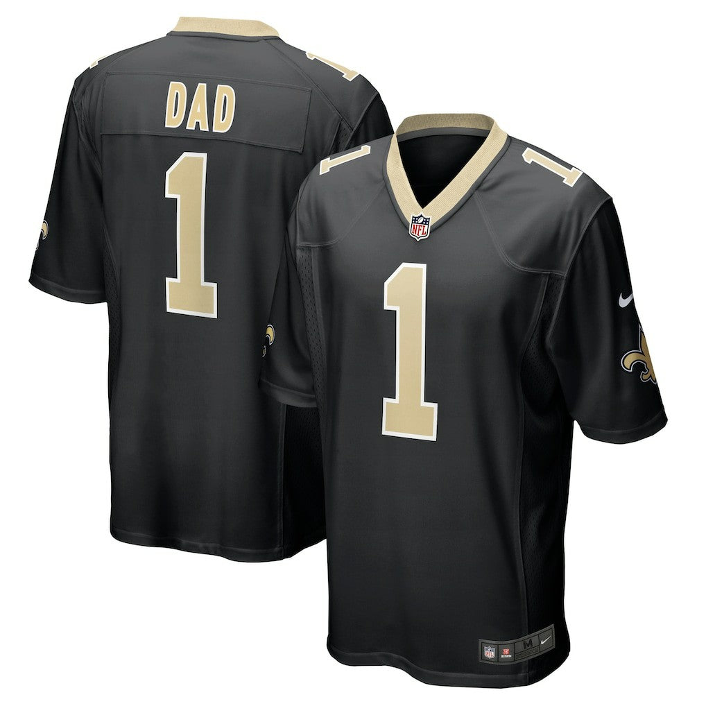 New Orleans Saints Nike Number 1 Dad  Game Jersey