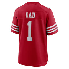 San Francisco 49ers Nike Number 1 Dad  Game Jersey