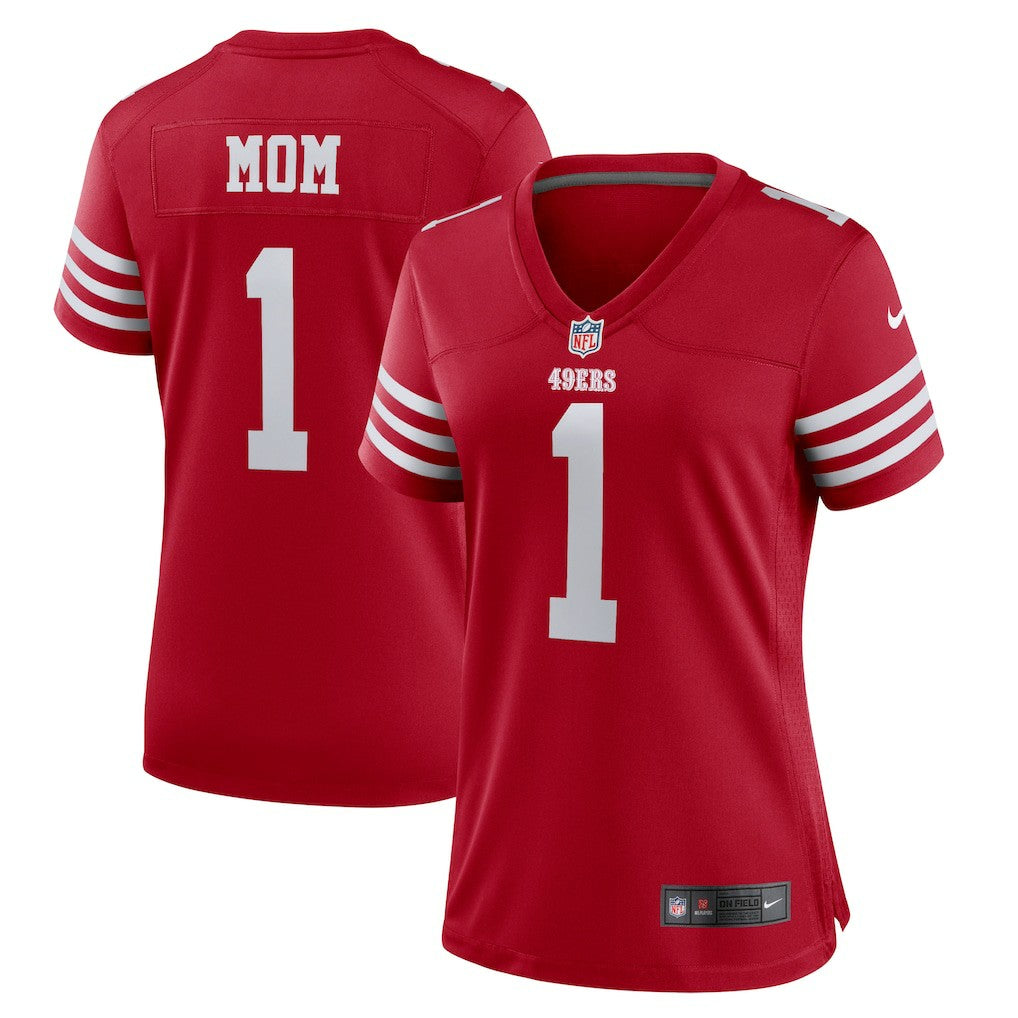 San Francisco 49ers Nike Number 1 Mom  Women's Game Jersey