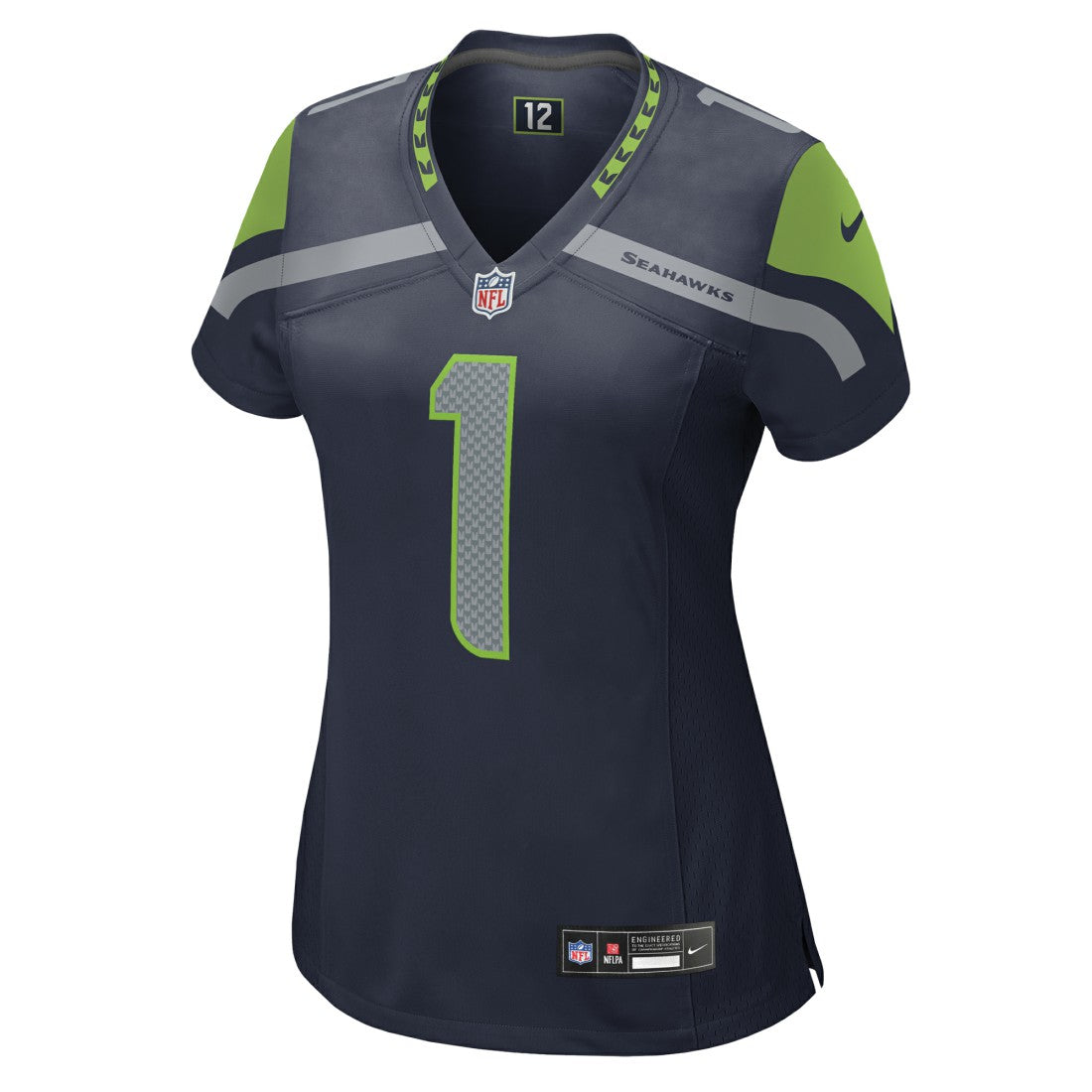 Seattle Seahawks Nike Number 1 Mom  Women's Game Jersey