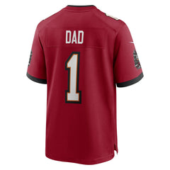 Tampa Bay Buccaneers Nike Number 1 Dad  Game Jersey