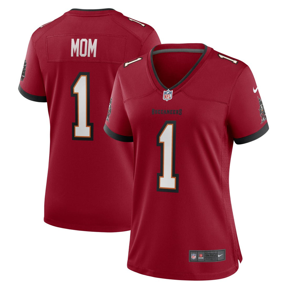 Tampa Bay Buccaneers Nike Number 1 Mom  Women's Game Jersey