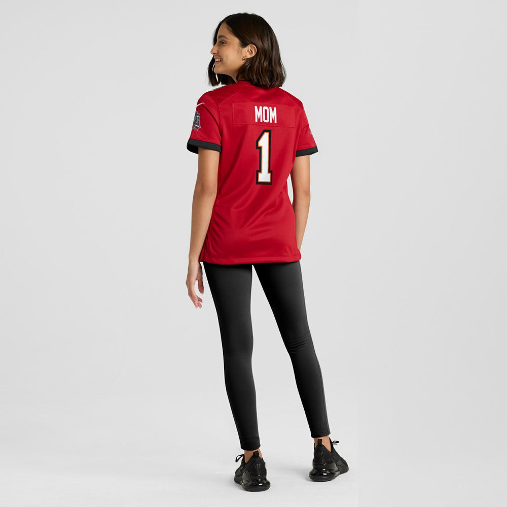 Tampa Bay Buccaneers Nike Number 1 Mom  Women's Game Jersey