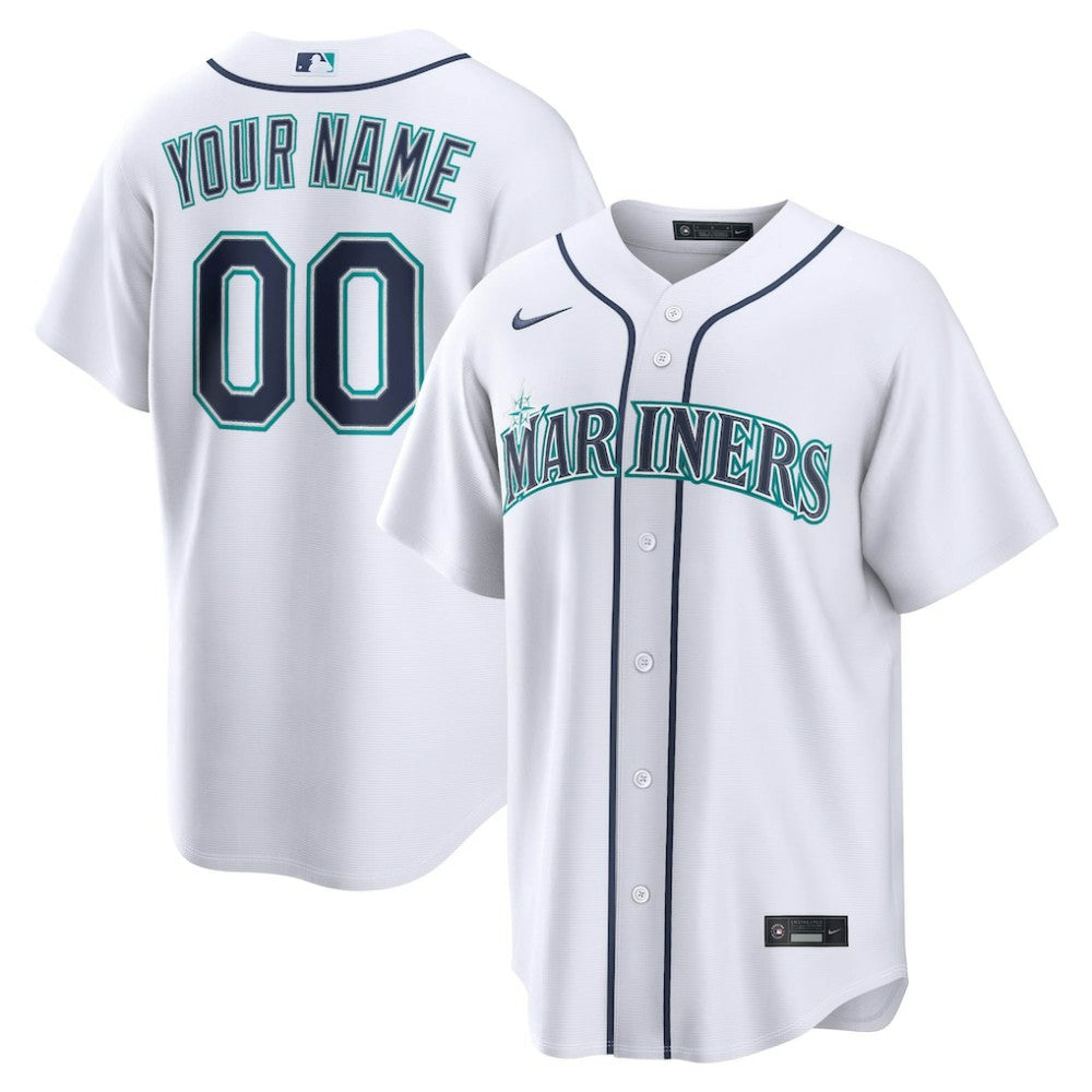 Seattle Mariners Nike Home Replica Custom Jersey | MLB Near me