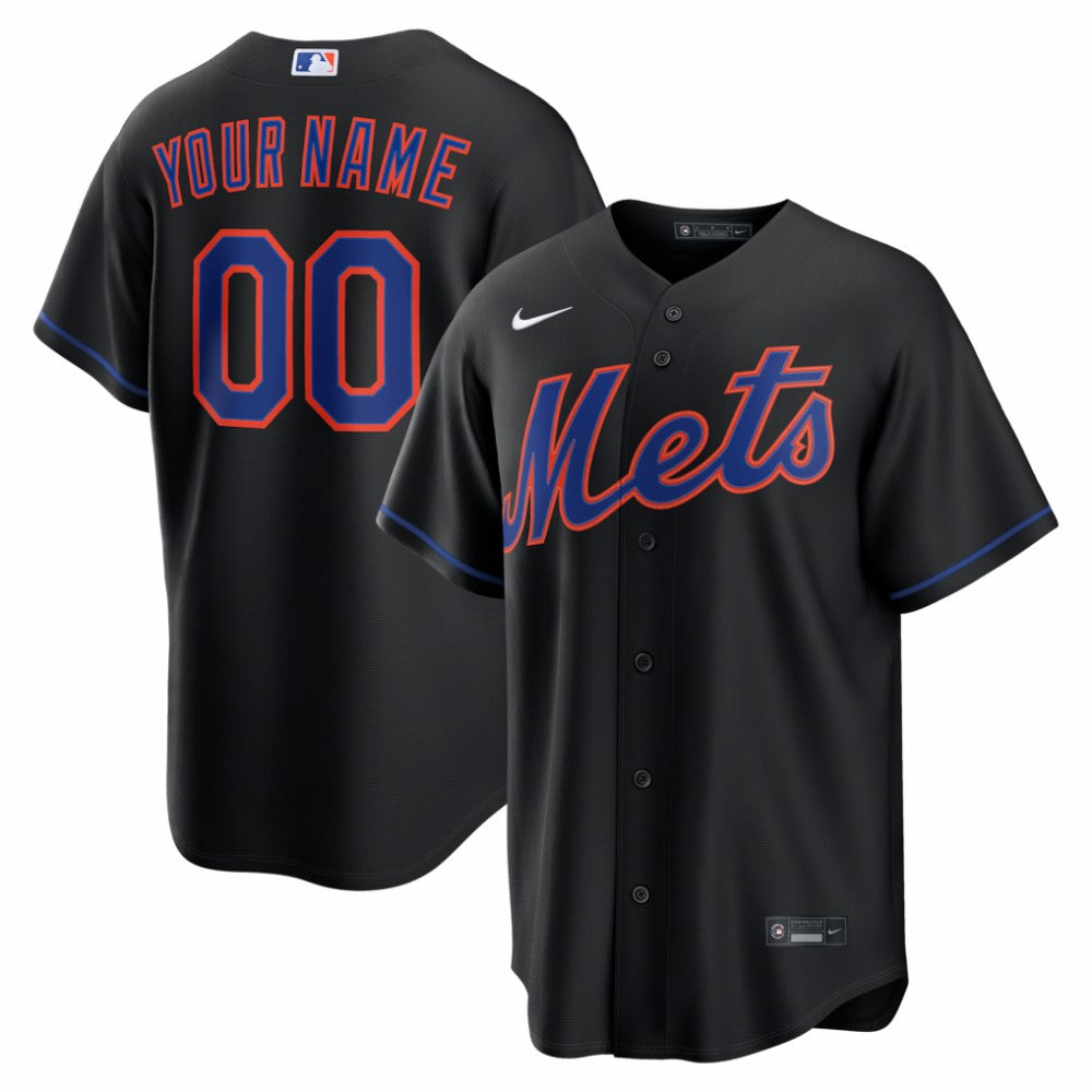 New York Mets Nike Alternate Replica Custom Jersey | MLB Near me