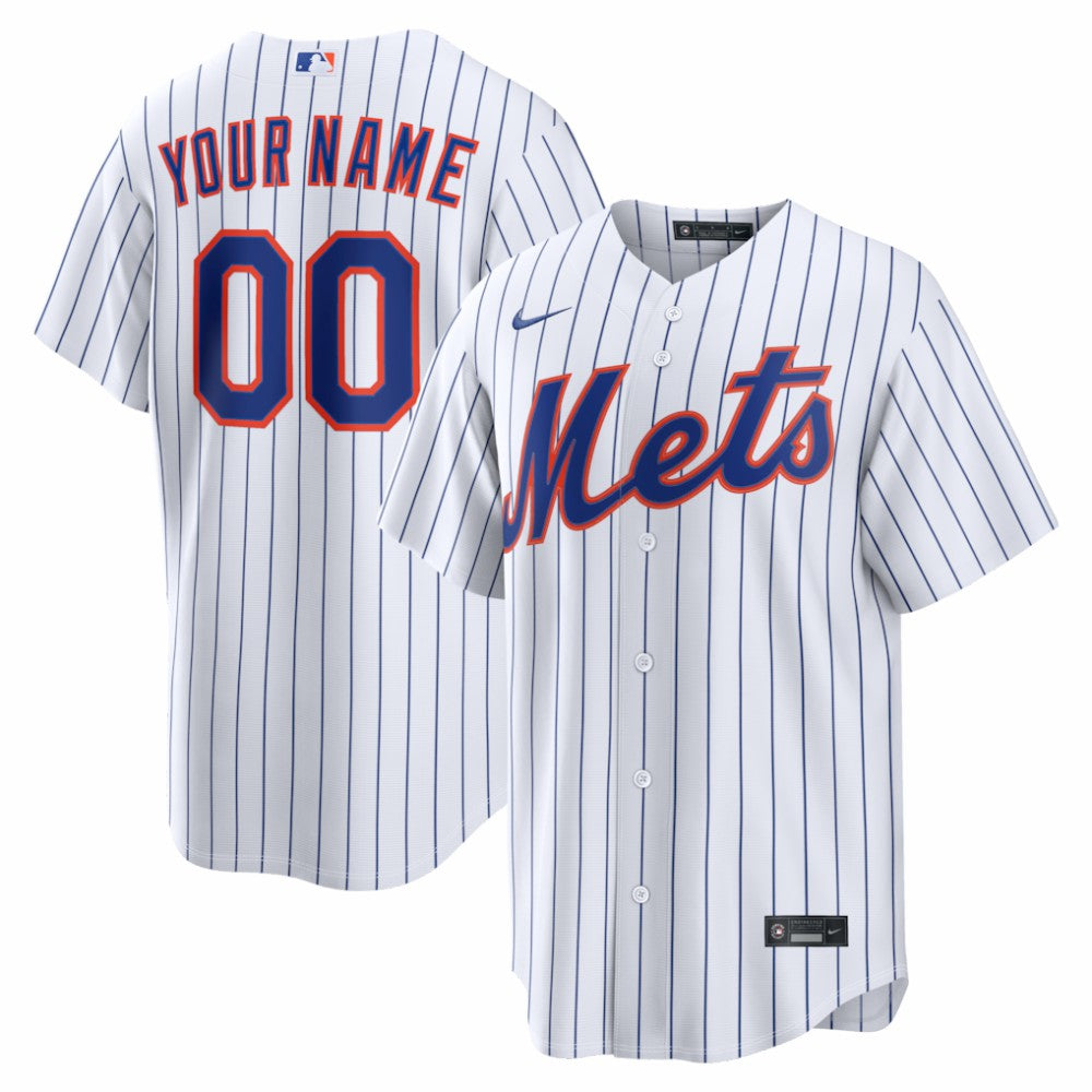 New York Mets Nike Home Replica Custom Jersey | MLB Outlet