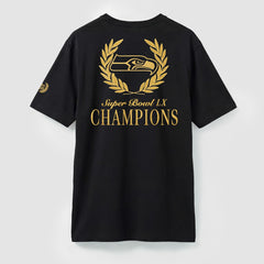 Seattle Seahawks Fanatics Super Bowl LX Champions USA 250 NFL Gold Standard T-Shirt