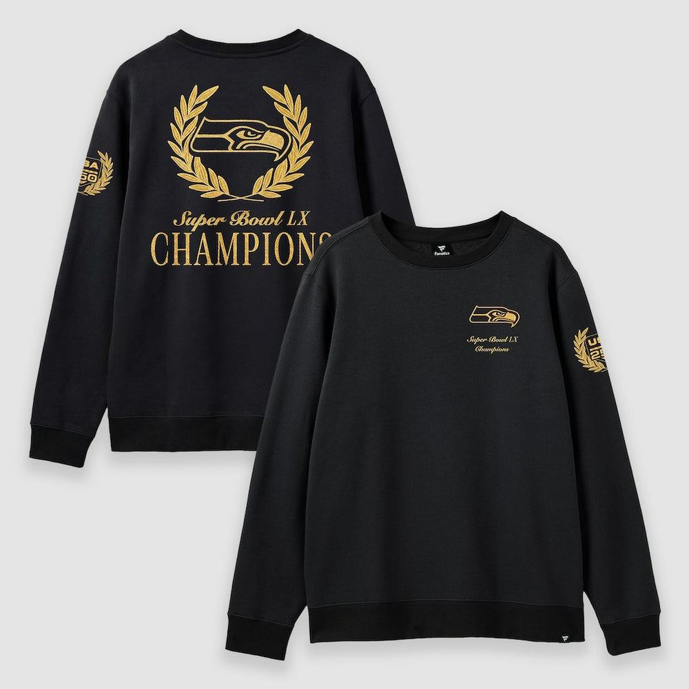 Seattle Seahawks Fanatics Super Bowl LX Champions USA 250 NFL Gold Standard Fleece Sweatshirt